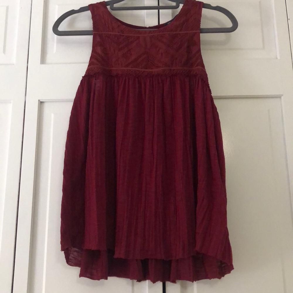 Maroon American Eagle Tank
